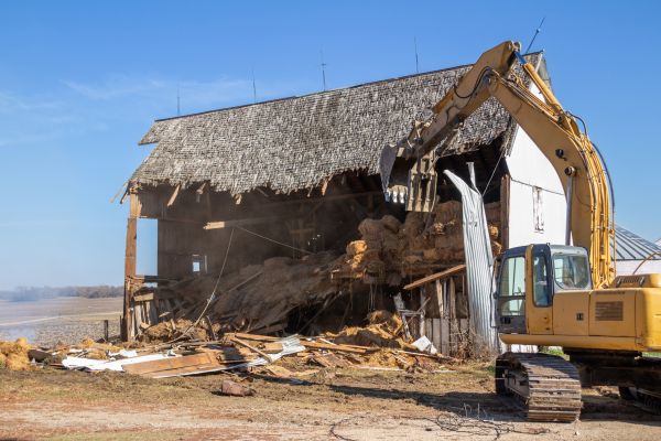 Barn Demolition in Wichita