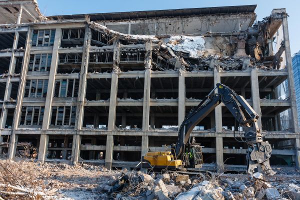 Commercial Building Demolition in Wichita