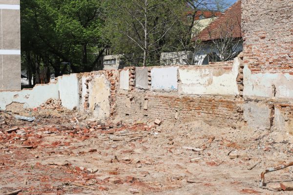 Brick Wall Demolition in Wichita