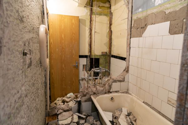 Shower Tile Demolition in Wichita
