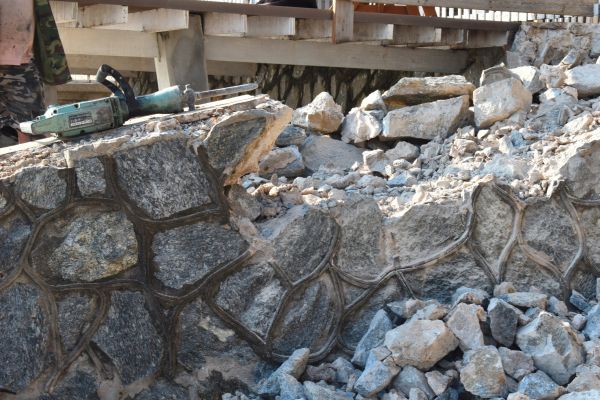 Retaining Wall Demolition in Wichita