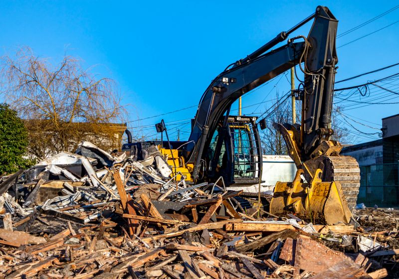 Heavy Equipment in Demolition